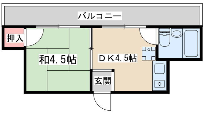 【間取り】 | シャトー宮原1番館