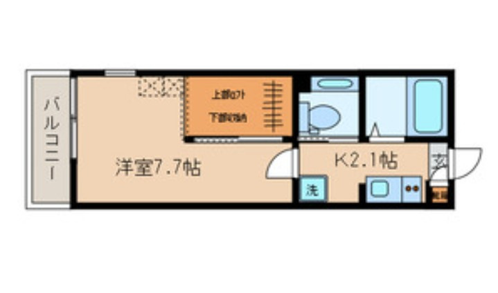 プランドール新小岩の間取り