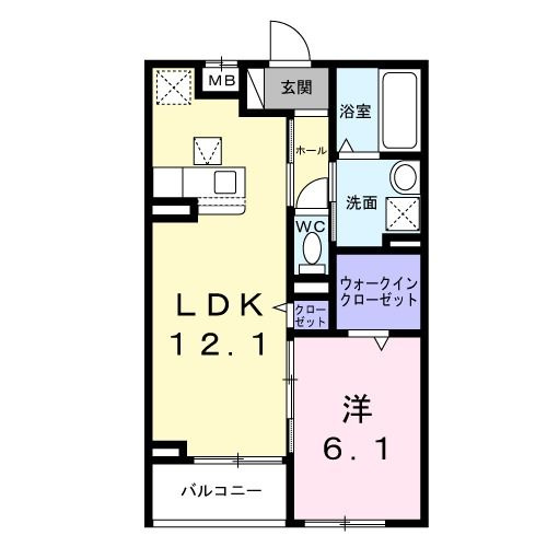 グリーン　フィールド　松見町の間取り