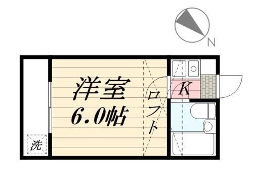 ジュネコーポ八ヶ崎の間取り