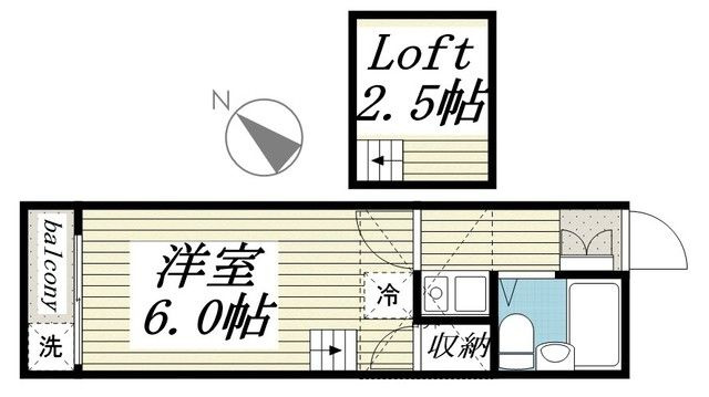 ゼフィランサス五香の間取り