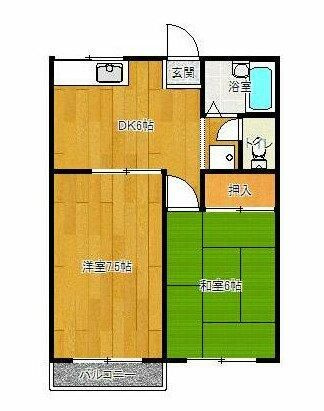 【間取り】 | フラワーハイツ