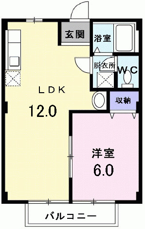 シーサイドハイツの間取り|間取図