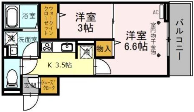 スリーカントリーの間取り