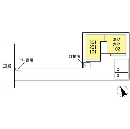 PEACE HOMEの区画図