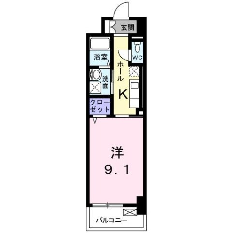 ヒラソル　瀬田の間取り