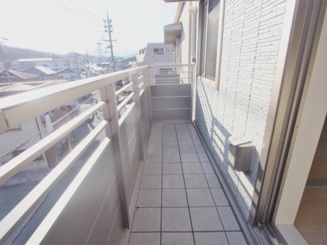 コンチェルト安東のバルコニー