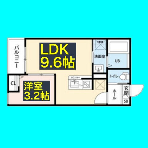 CRASTINE上飯田東町4丁目の間取り
