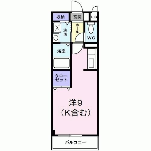 ジュネス４の間取り|間取りです。