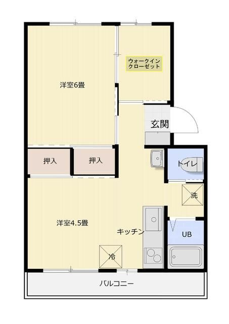 第２旭コーポの間取り