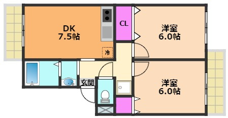 ルミエール安満の間取り