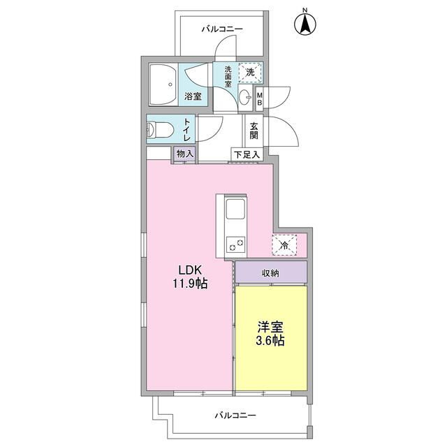 ＭＡＲＩ’Ｓ　Ａｐａｒｔｍｅｎｔの間取り