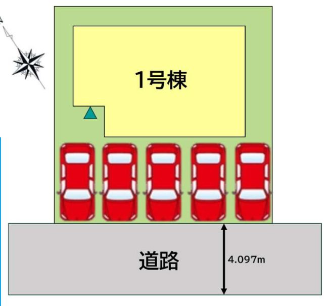 北九州市小倉南区横代北町２丁目の新築一戸建の区画図