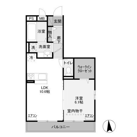 【間取り】 | レジデンスアケボノ
