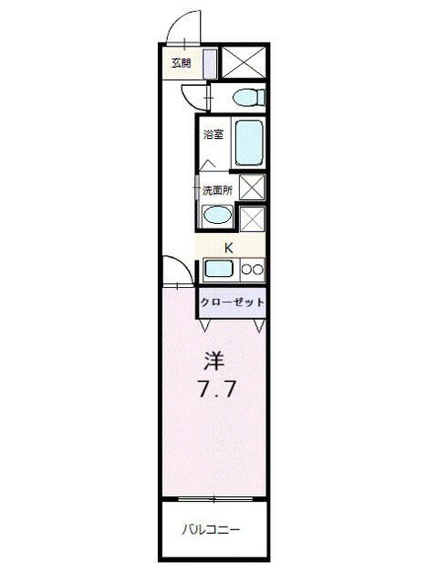 エル　オーヴの間取り