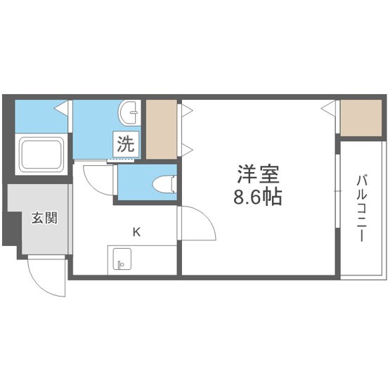 【間取り】 | フジパレス堺今池ノース