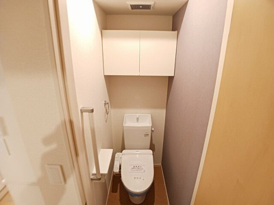 【トイレ】 | プチ　ヴィラージュ | 落ち着いたトイレです