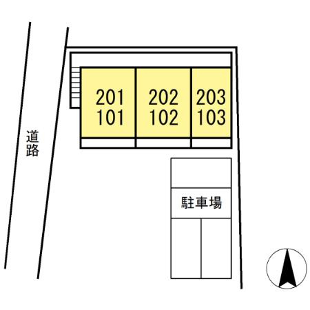 【区画図】 | コーポ遠藤