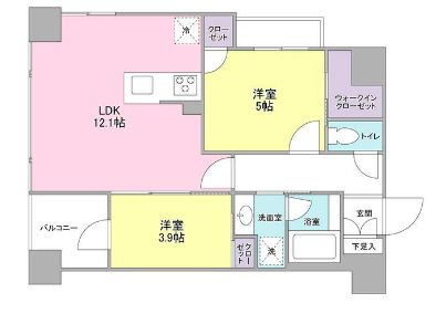 LUPINUS COURTの間取り