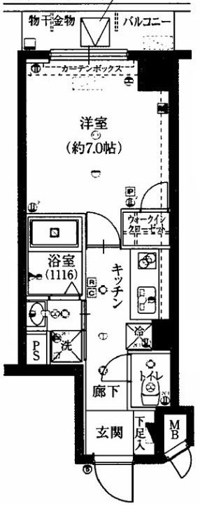 ル・リオン神楽坂の間取り|間取りです。