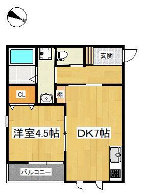 【間取り】 | フローリッシュ正雀本町