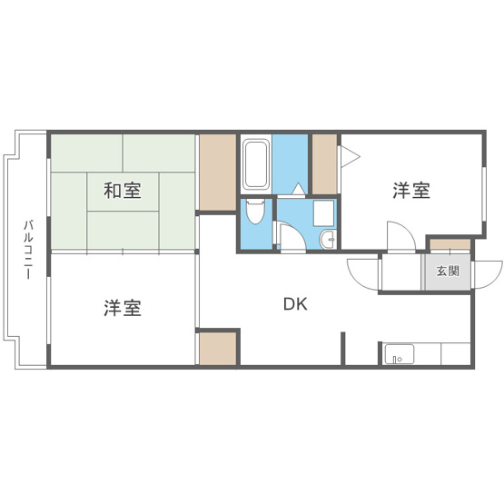 【間取り】 | メゾンM香ヶ丘