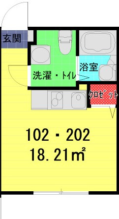 ヴィラート新柴又の間取り