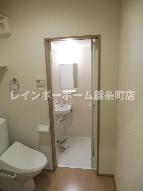 ヴィラート新柴又の洗面所