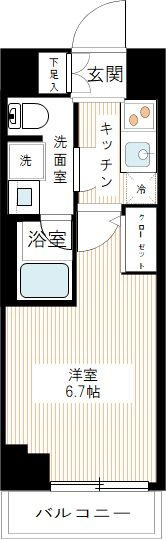 ARCOBALENO MUSASHIKOSUGI の間取り