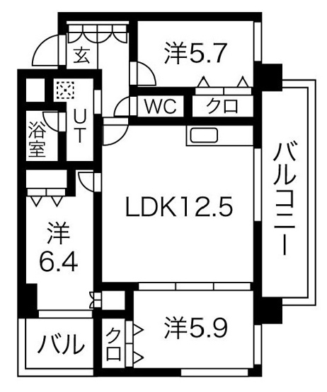 【間取り】 | クラウディア野江