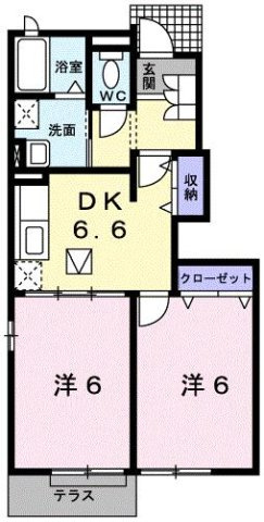 クローバーライフの間取り