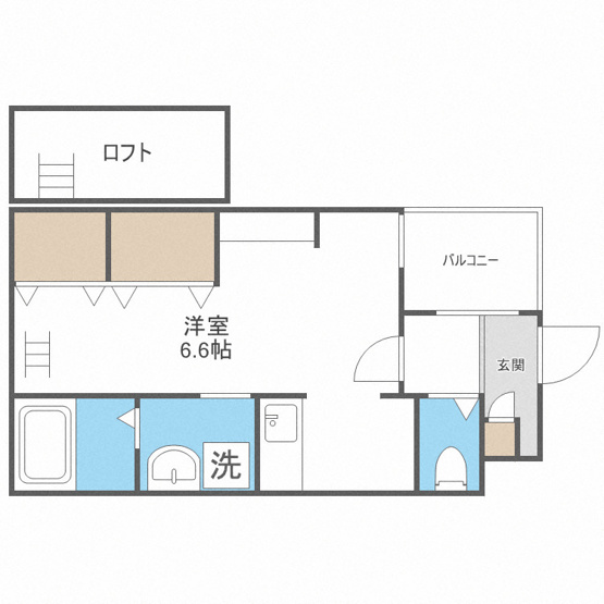 【間取り】 | 少林寺東ジーイー・ドゥ
