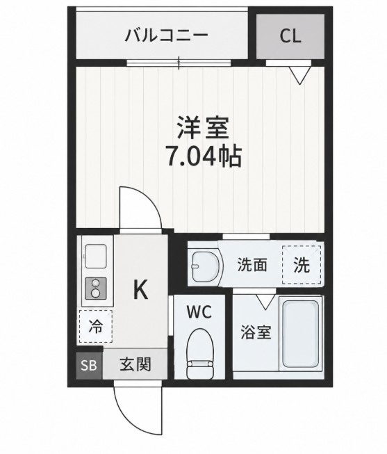 GRADUS瑞江Ⅱの間取り
