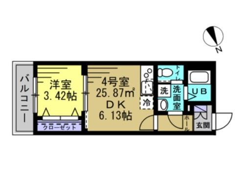グランドソレイユ西船橋の間取り