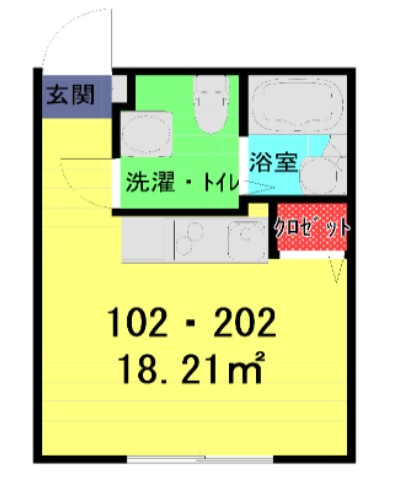 ヴィラート新柴又の間取り