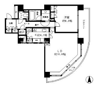 リバーポイントタワーの間取り