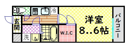 【間取り】 | フジパレス北清水町Ⅱ番館