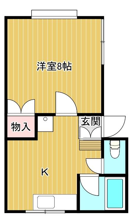 ヴァンテアンAの間取り