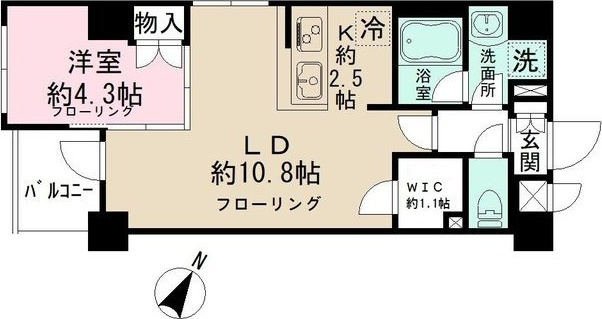 日本橋ROOTSの間取り