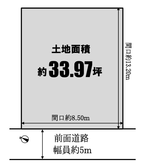 吹田市千里丘上　売り土地の画像
