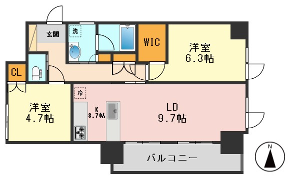 パークキューブ小岩の間取り