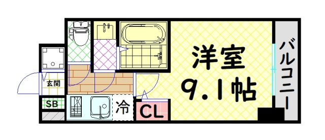 【間取り】 | S-RESIDENCE堺blaze