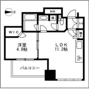 【間取り】 | クレヴィアタワー大阪本町