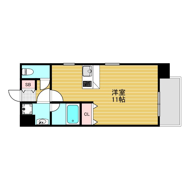 アバンティ淡路の間取り