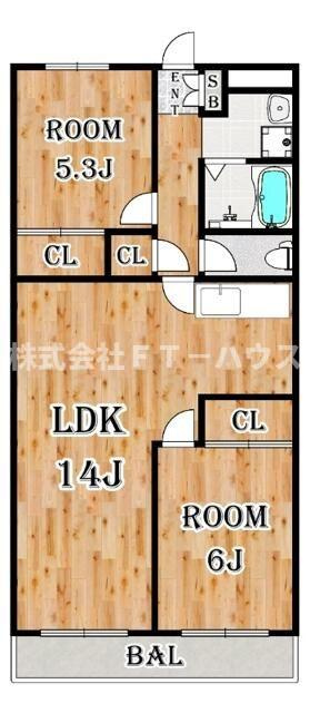 リアライズ市川原木の間取り