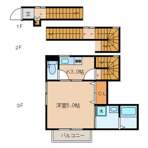 Hill Top 本郷の間取り