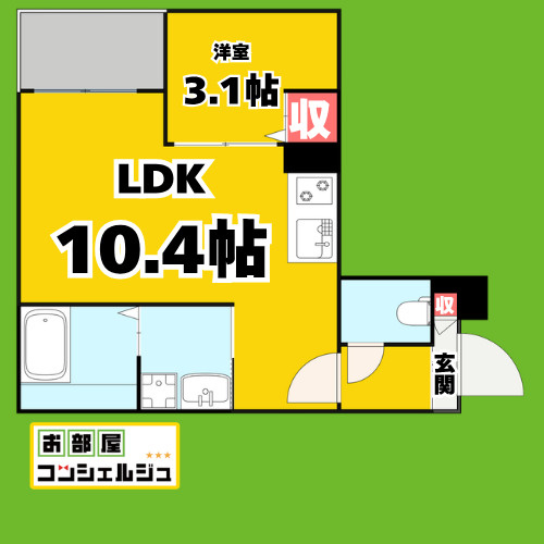 Jack shibaⅠの間取り