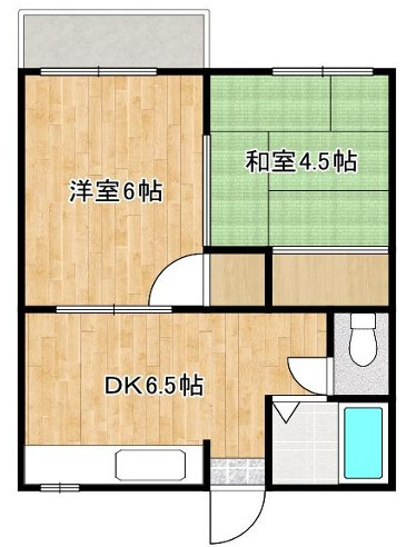 ハイツ麓番館の間取り