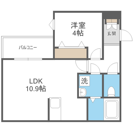 【間取り】 | ジーメゾン西湊ベルジュール