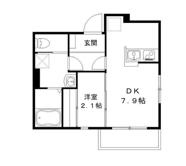 ジュネス仲介手数料（賃料の1.10ヵ月）の50％OFF対象物件！の間取り